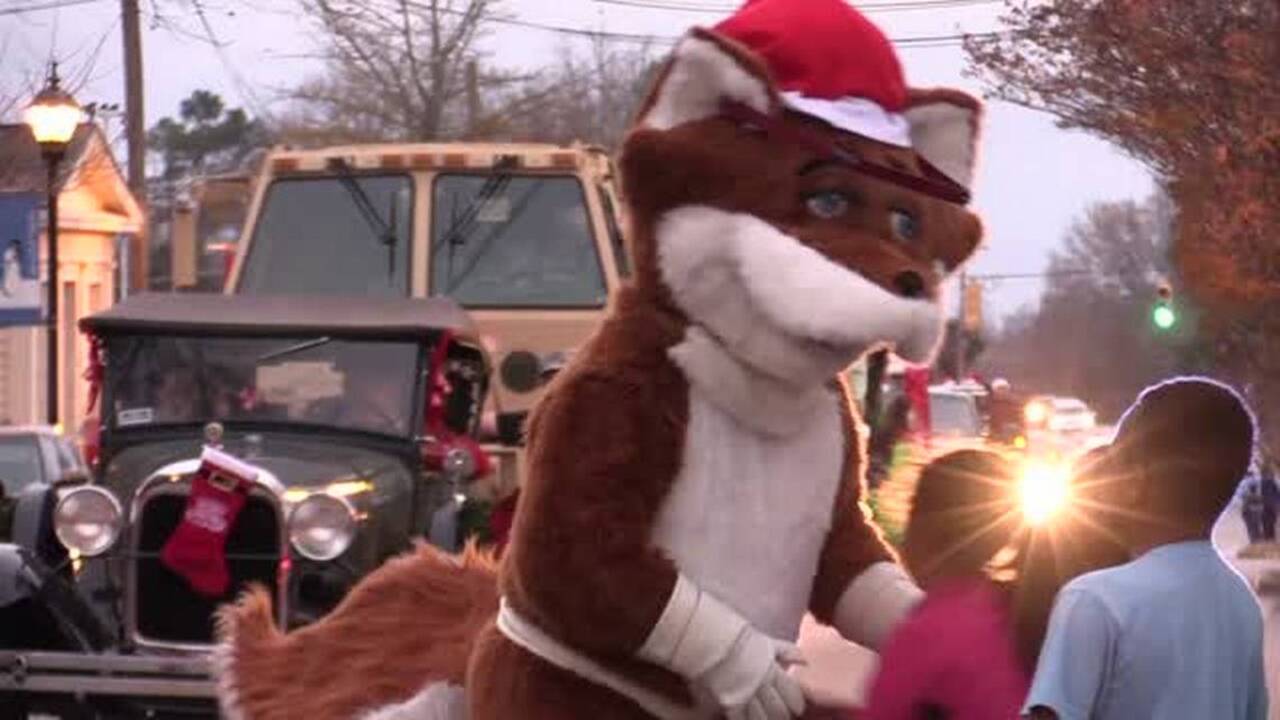 The tree won. It was lit up again. How the people of York prevailed.