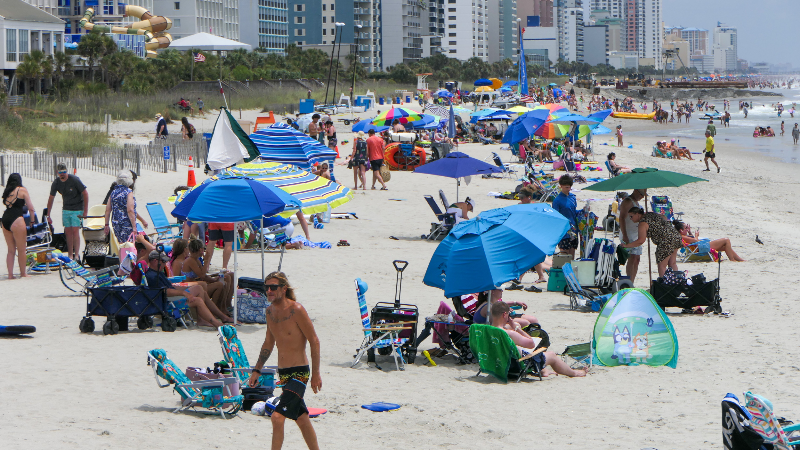 Scenes from Myrtle Beach on a lazy summer afternoon