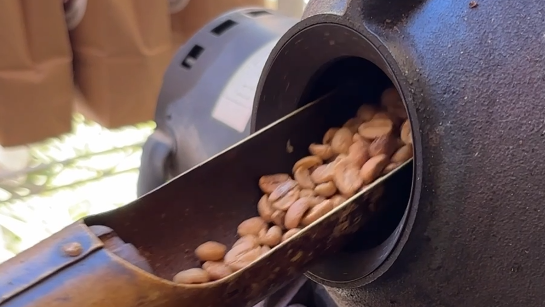 Davis teen built coffee business from family legacy. See how the coffee is roasted