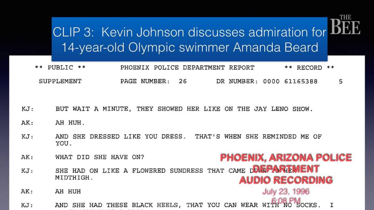 Sacramento Mayor Kevin Johnson discusses admiration for 14-year-old Olympic swimmer Amanda Beard
