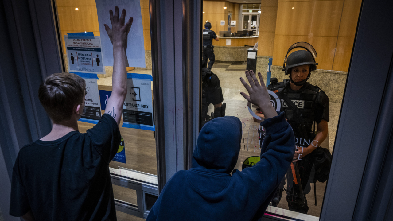 Fact check: Video showing Kamala Harris laughing at violent protests is fake