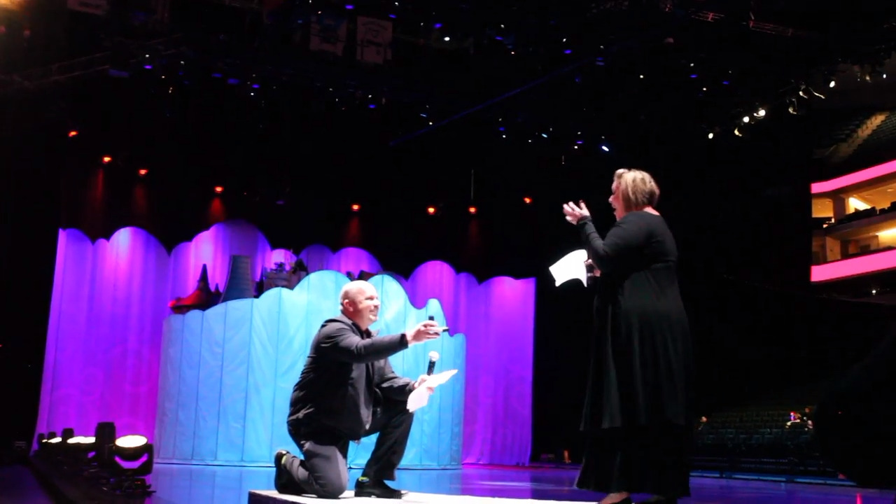Watch couple get engaged at Disney on Ice at Golden 1 Center