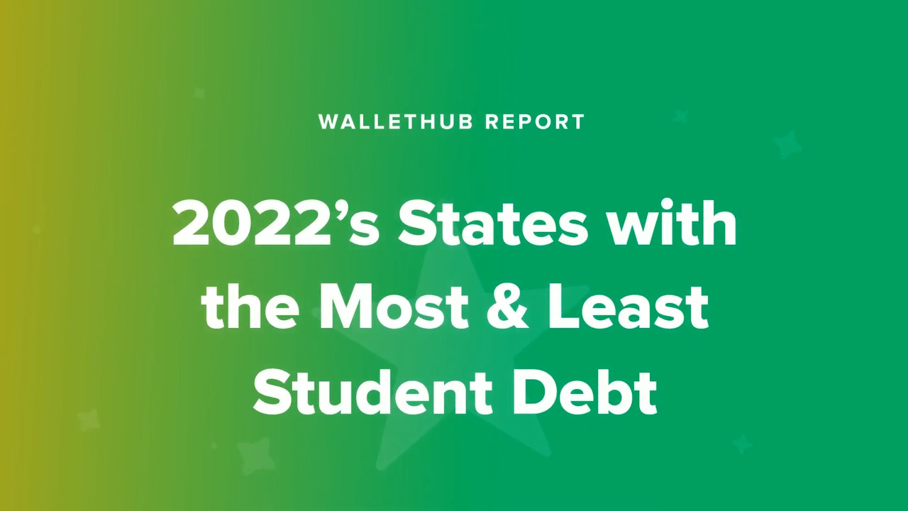 2022’s States with the most and least student debt