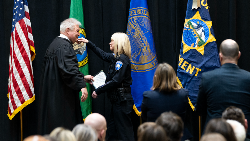 Patti Jackson Sworn In as Tacoma’s Permanent Police Chief
