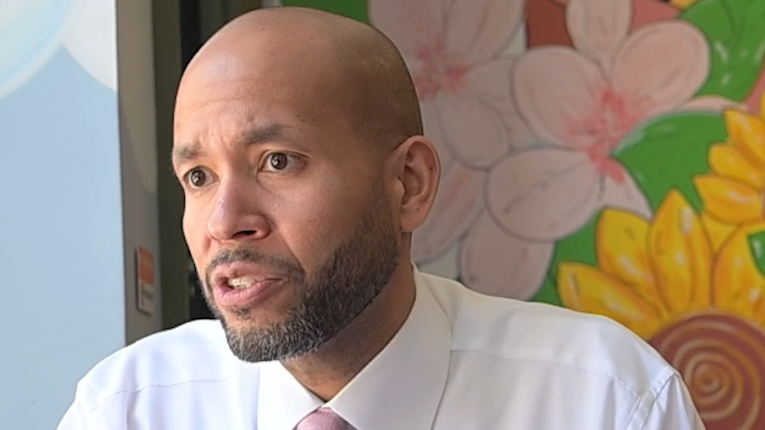 Georgia gubernatorial candidate Jason Esteves speaks on his plan for data centers