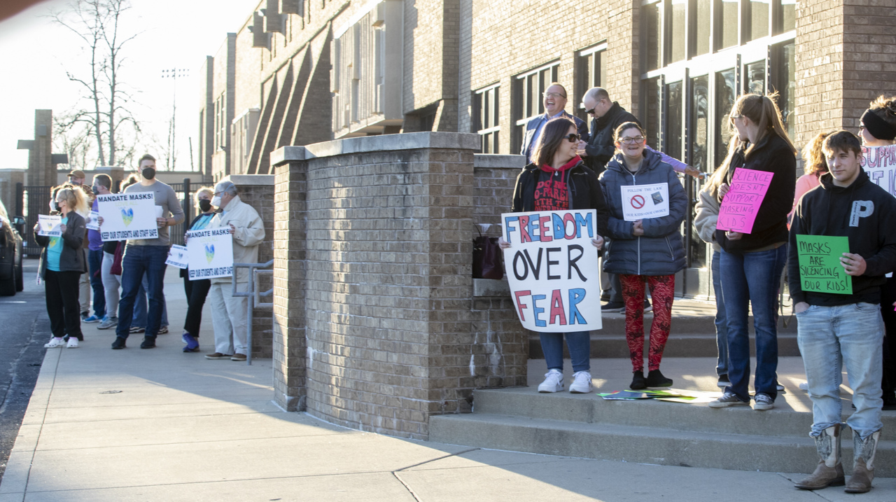 Collinsville School Board changes mask policy after emotional public comments