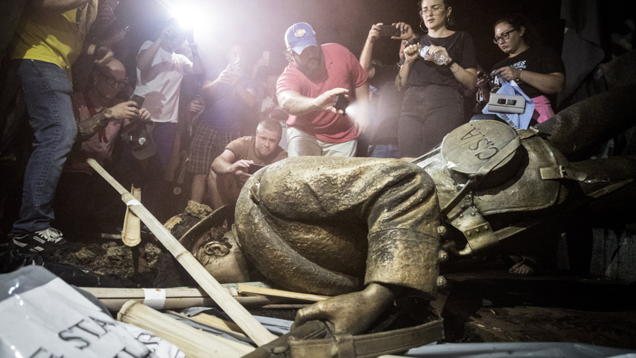 UNC-Chapel Hill police charge 3 in the Silent Sam toppling; more arrests possible