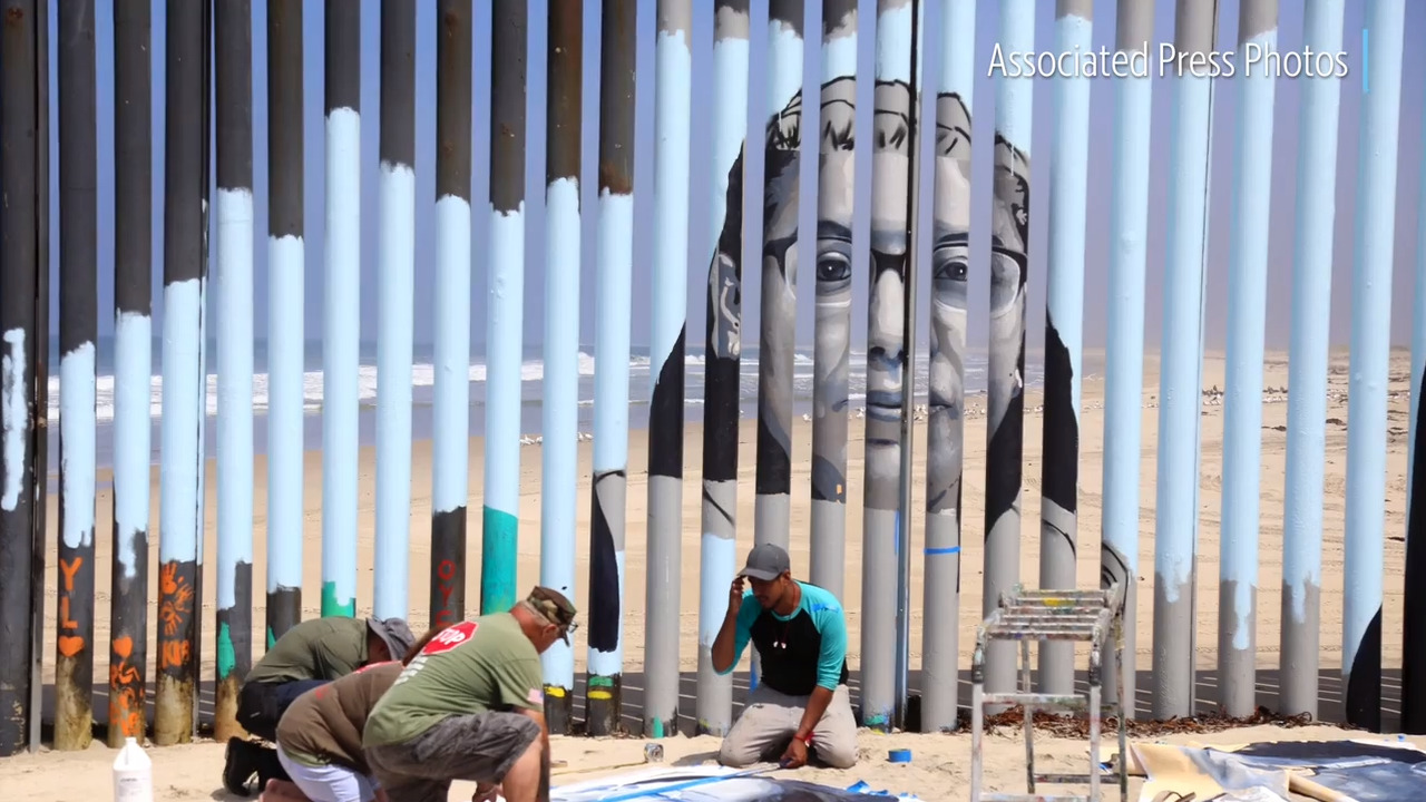 Fresno State alumna aims to ‘erase’ U.S. border with mural showing faces of deportation