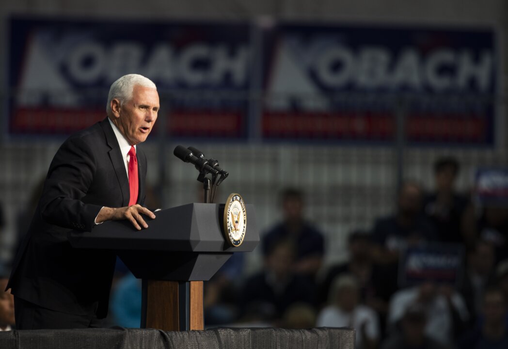 ‘The perfect safe surrogate,’ Pence delivers the traditional GOP message Trump won’t