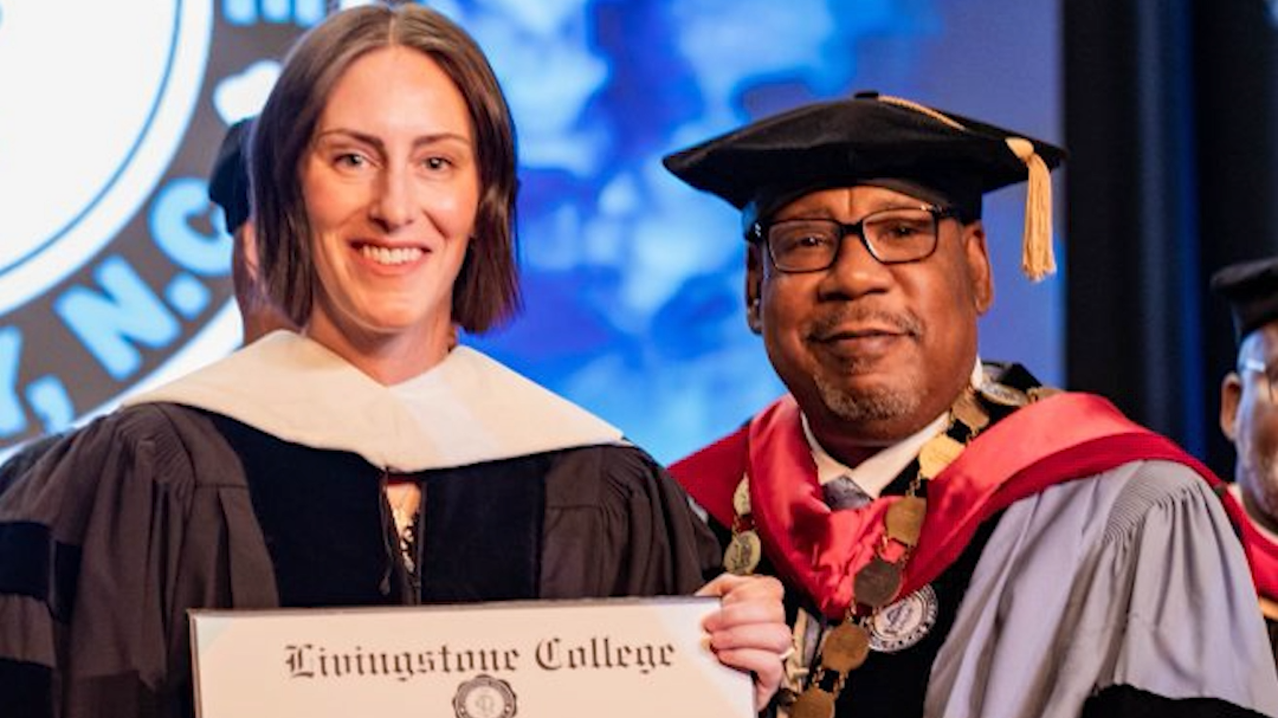 Heather Patrek donates a kidney to president of Livingstone College