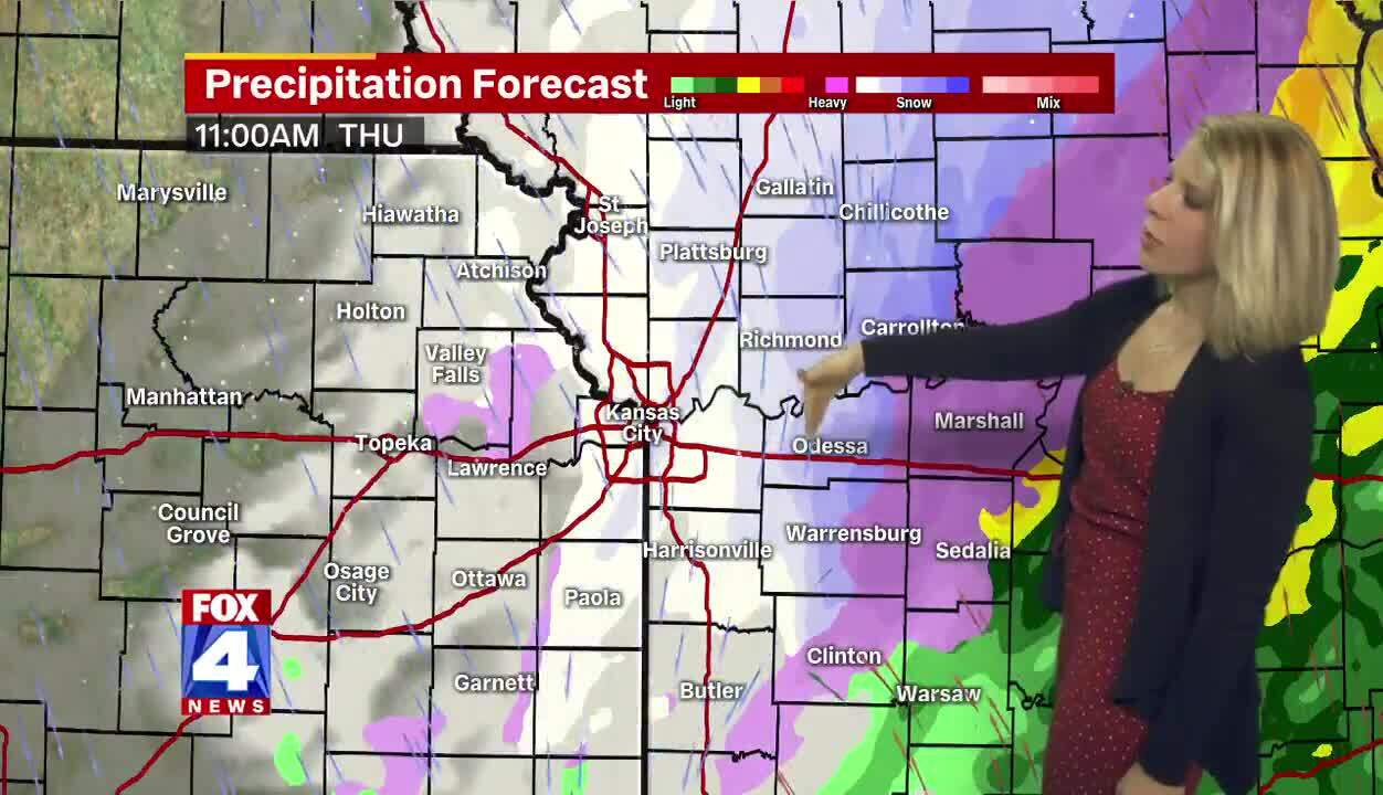 Rain is expected to transition into snow as temperatures tumble in ...