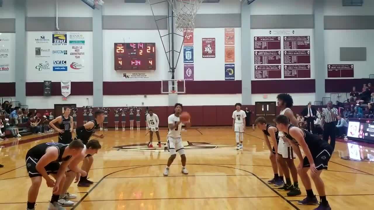 Belleville West vs. Mascoutah, Jan. 3, 2020