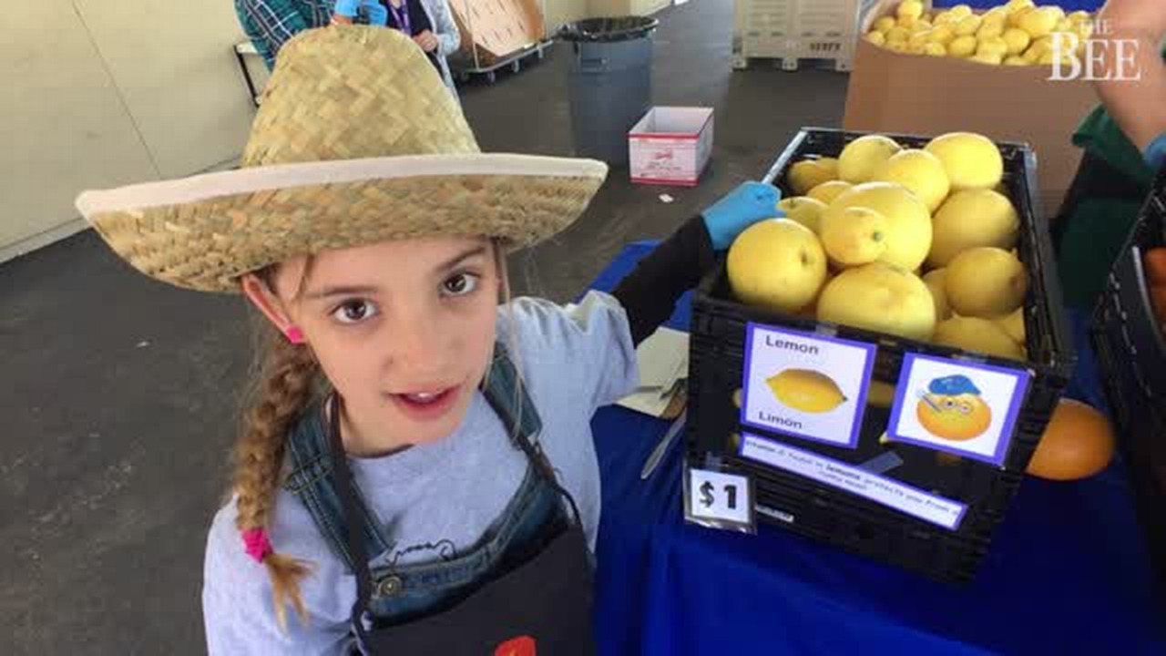 Farmers market sends Sacramento students home with produce, health tips