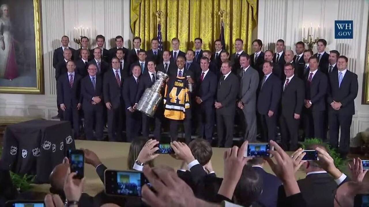 Where's the Penguin's Stanley Cup been? Obama reveals some details