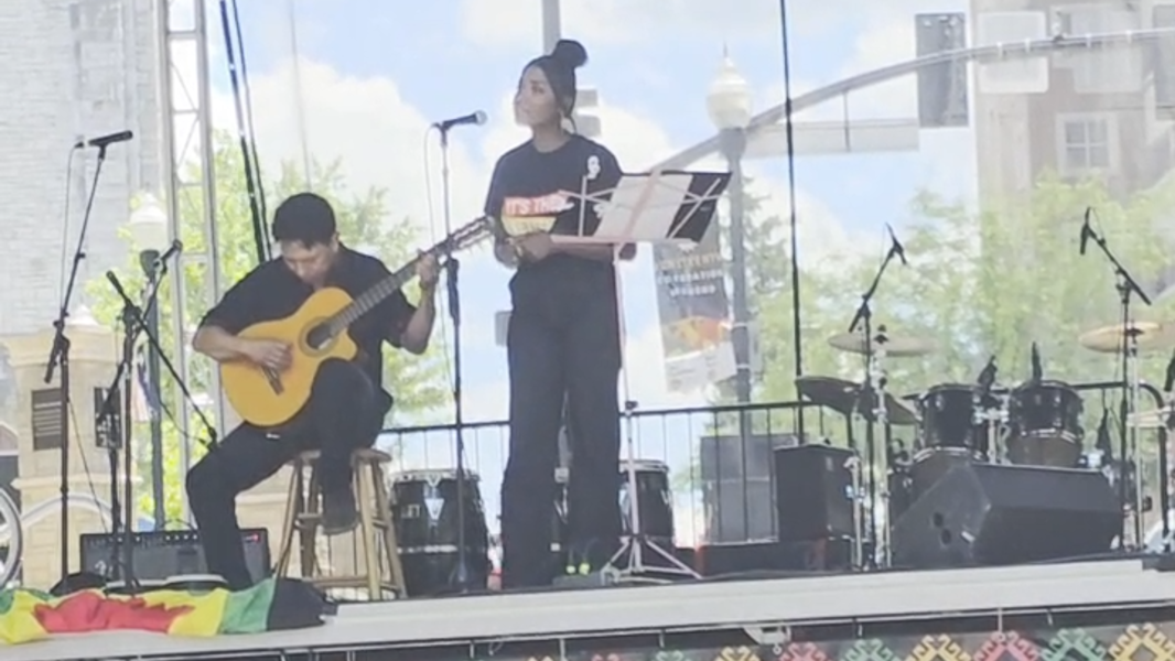 State College poet laureate recites poem at Juneteenth celebration
