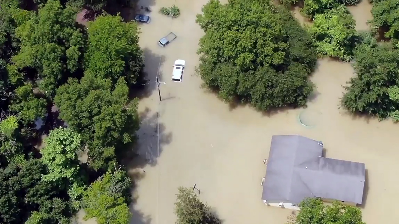 MEMA drone footage shows flooding damage in northern MS counties (Video ...