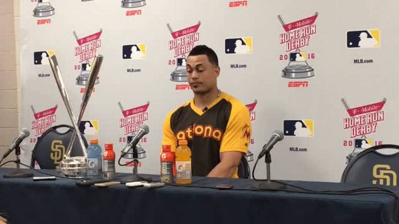 The 2016 Home Run Derby winner is Marlins' Giancarlo Stanton