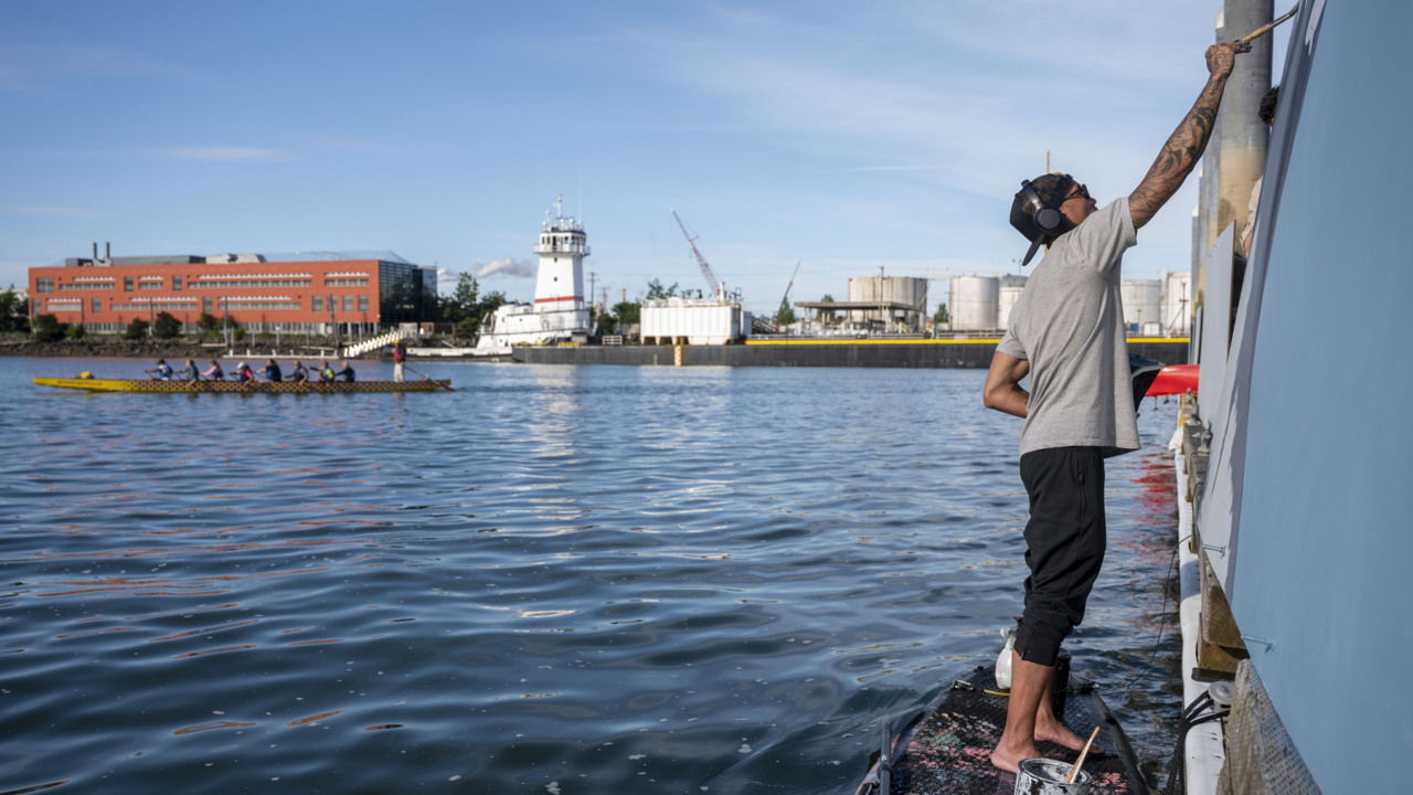 Floating mural part of Tacoma ocean festival this weekend. Here’s what else is on tap