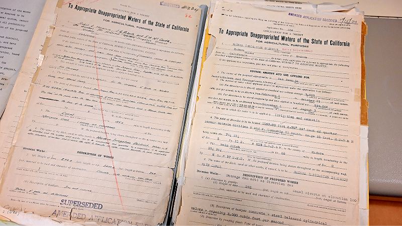 See California water board start effort to digitize its ancient water records