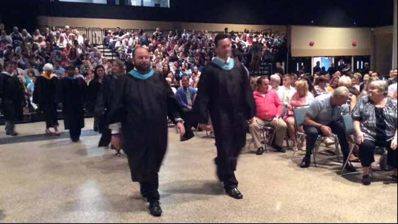Braden River High School students graduate