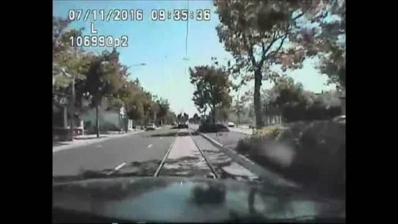 Watch Sacramento officers try to run over Joseph Mann before shooting him 