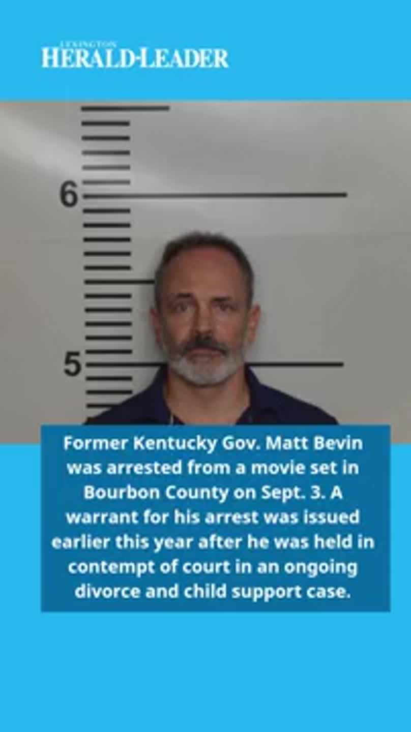 Former Kentucky Gov. Matt Bevin’s arrest: Here’s what we know
