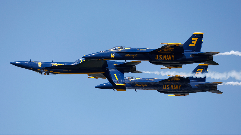 Blue Angels and other aircraft wow the crowds in Havelock, NC
