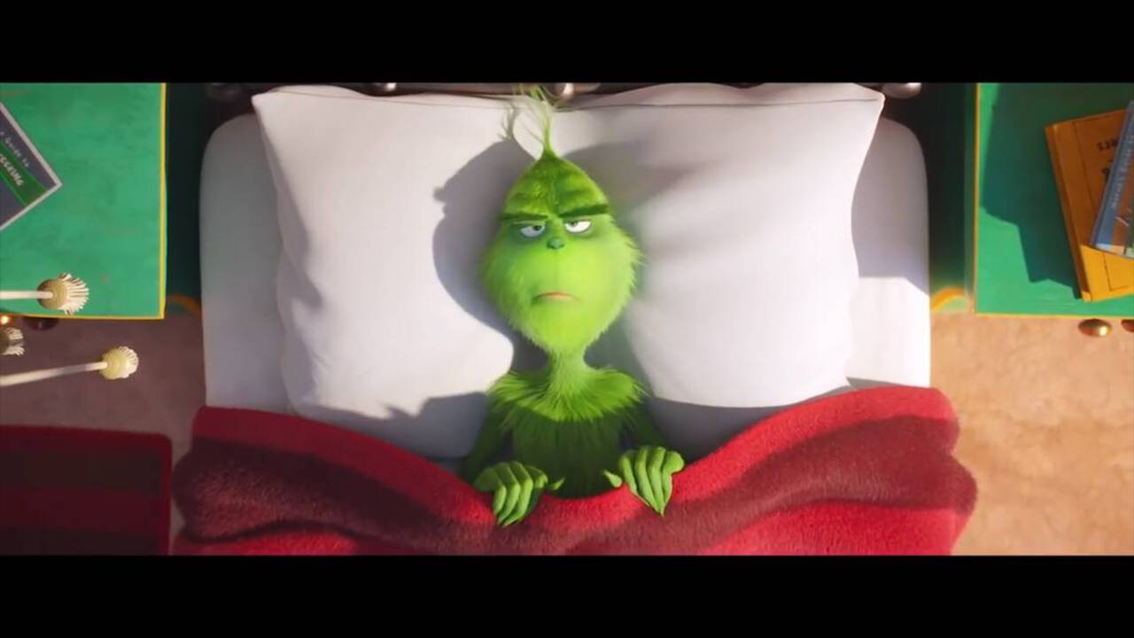 Get in the holiday spirit with a preview of The Grinch, in theaters now