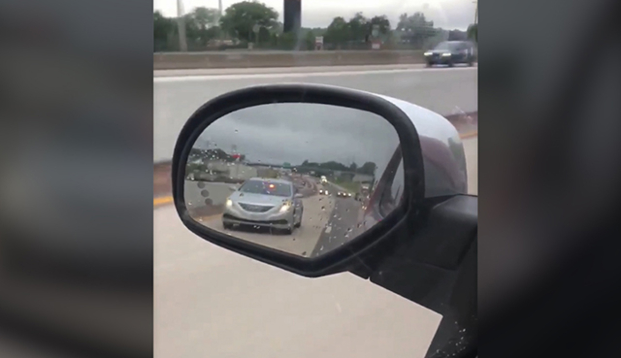 Man driving with lights and sirens is not a cop. And that’s illegal.