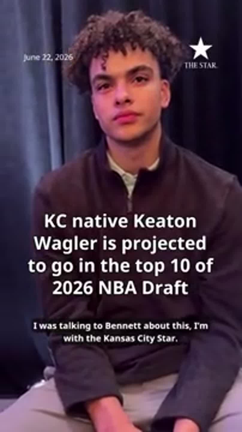 KC native Keaton Wagler is projected to go in the top 10 of 2026 NBA Draft