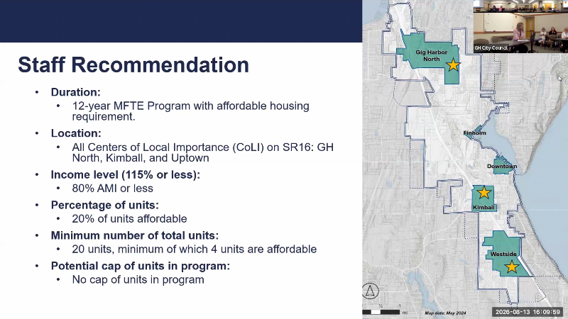 Gig Harbor staff propose tax exemption for affordable housing
