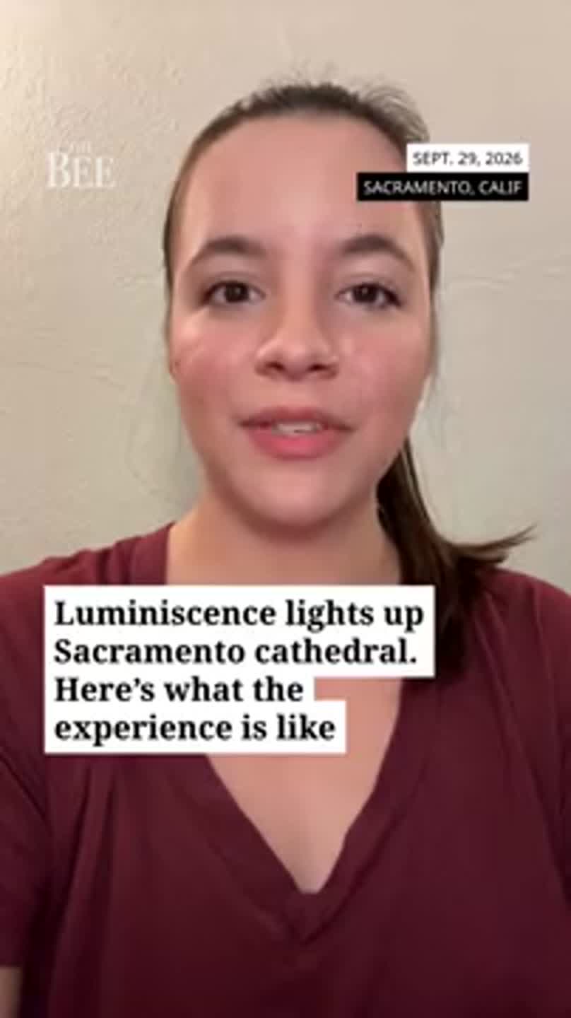 See Luminiscence, a music and light show, light up Sacramento cathedral