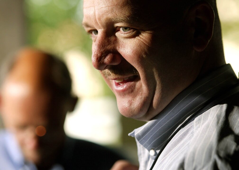 Trainer Kenny McPeek talks about the Blue Grass Stakes favorite