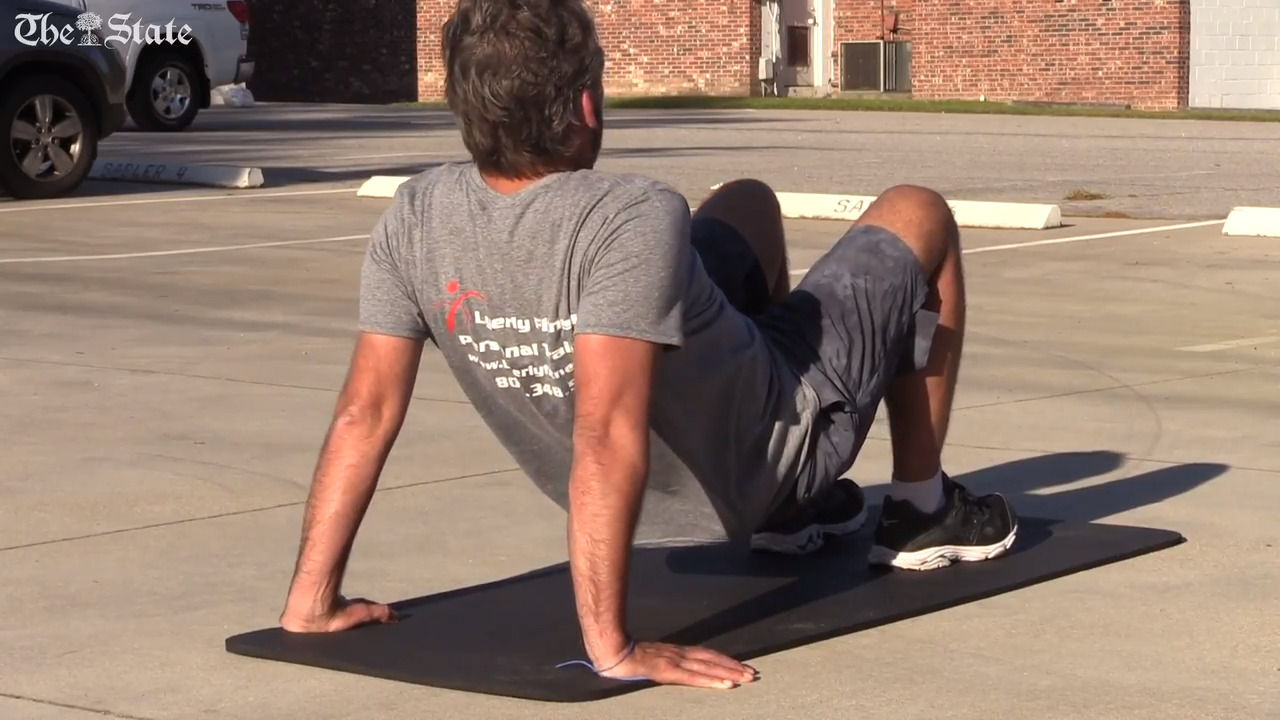 Columbia fitness instructor shows home workout routine