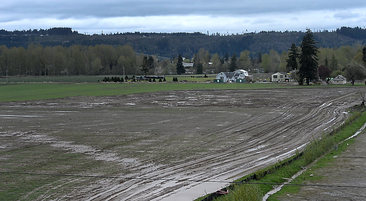 The future site of Knutson Farms warehouse project