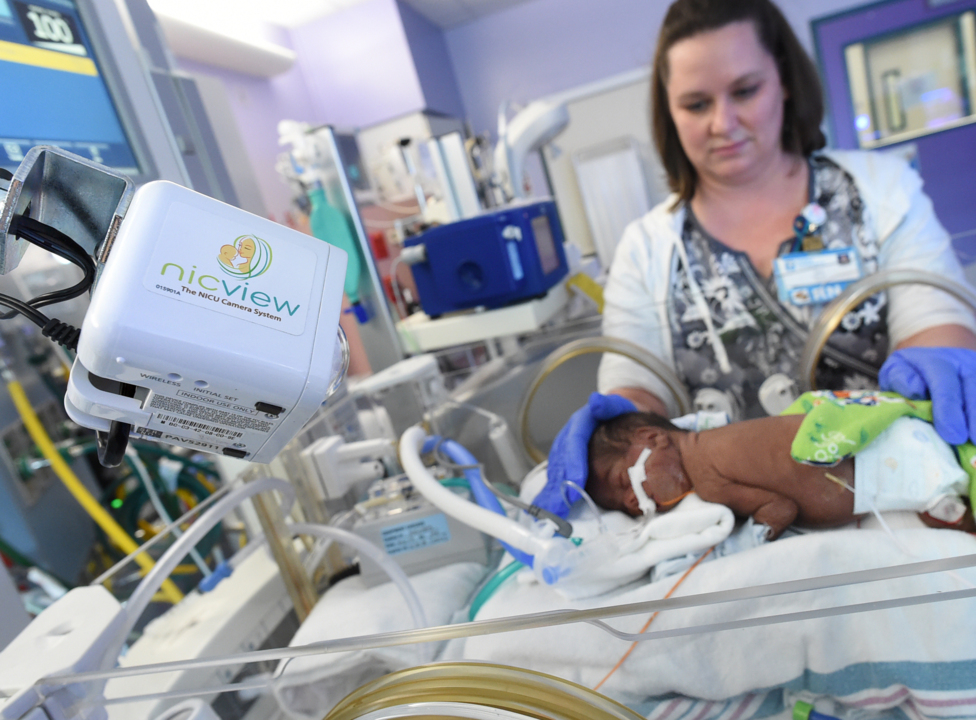 No parent wants to leave a child who’s in intensive care. These cameras help