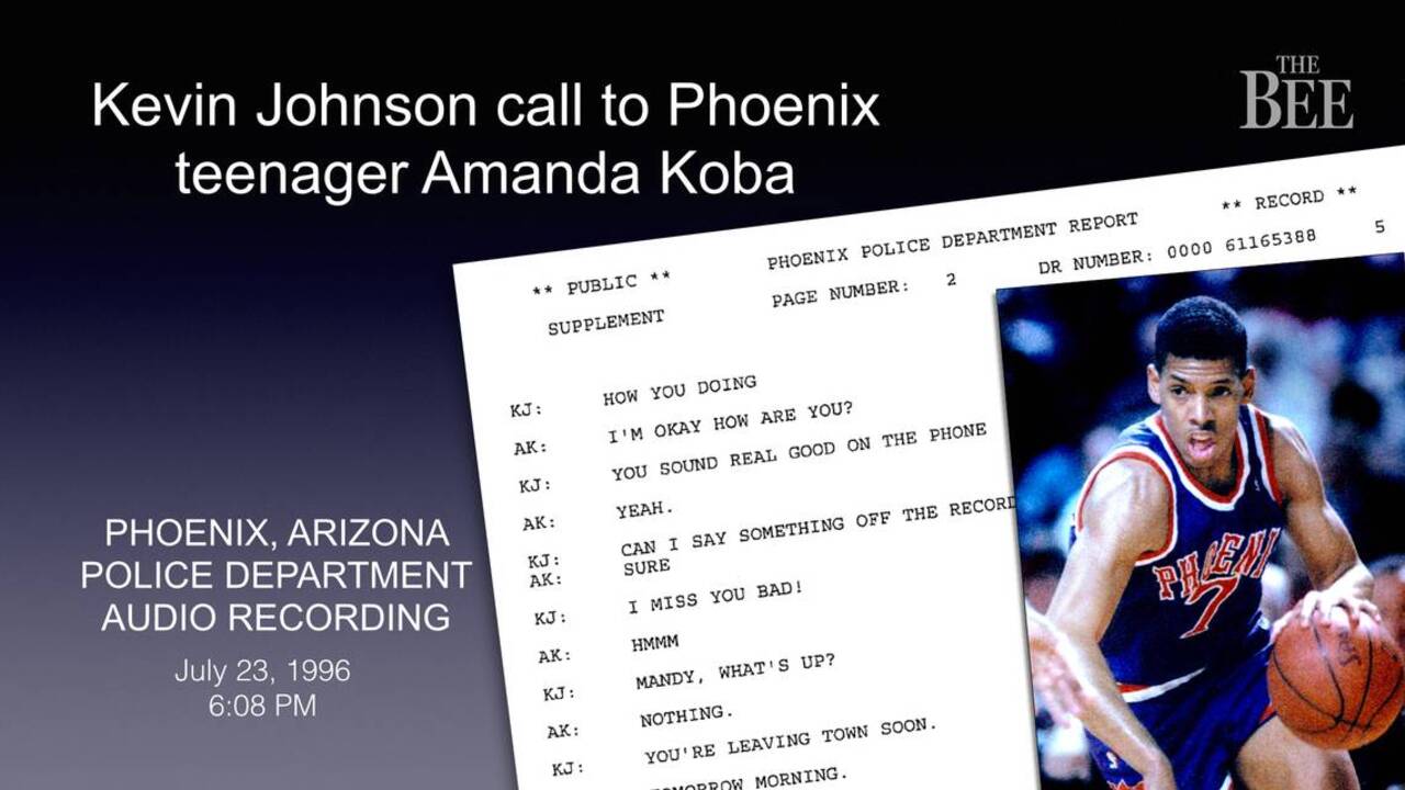 Hear Sacramento Mayor Kevin Johnson's phone call to Phoenix teenager in 1996