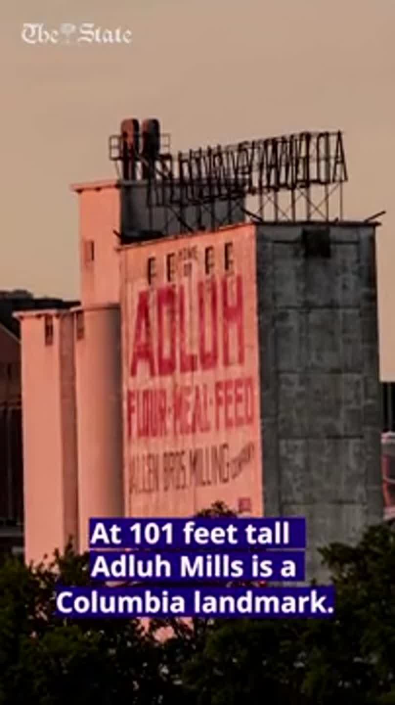 Columbia Landmarks: Adluh Mills grain elevator towers over Columbia