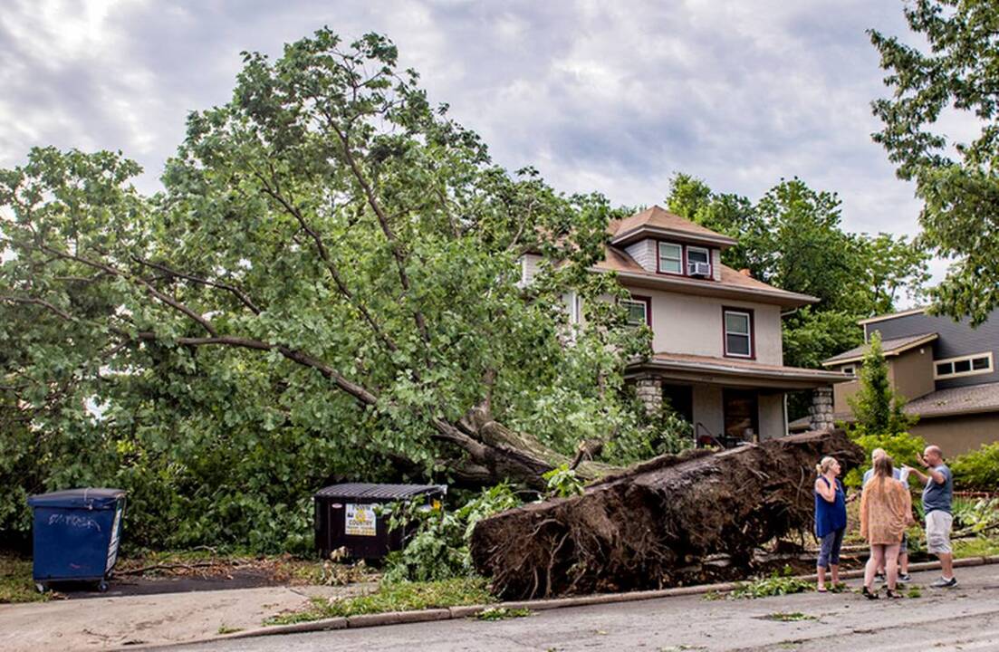 Severe storms leave a mess of damage in Kansas City (Video) | Kansas ...