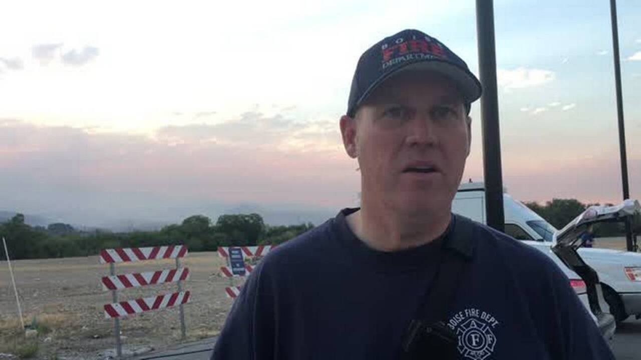 Boise Fire Chief Dennis Doan talks about the Boise Foothills Fire
