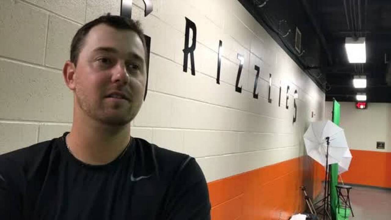 Pitcher Brady Rodgers on Fresno Grizzlies first win