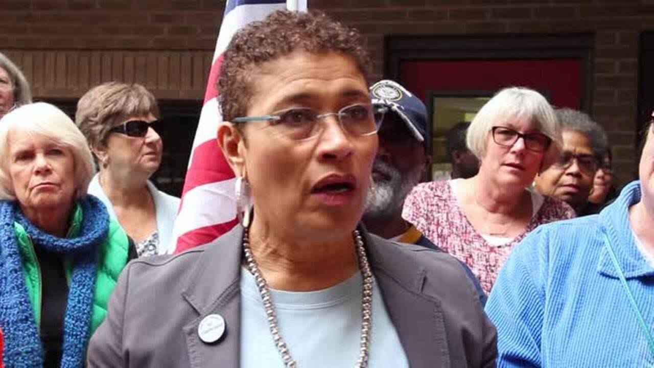 NAACP rally calls on Price for town hall meeting
