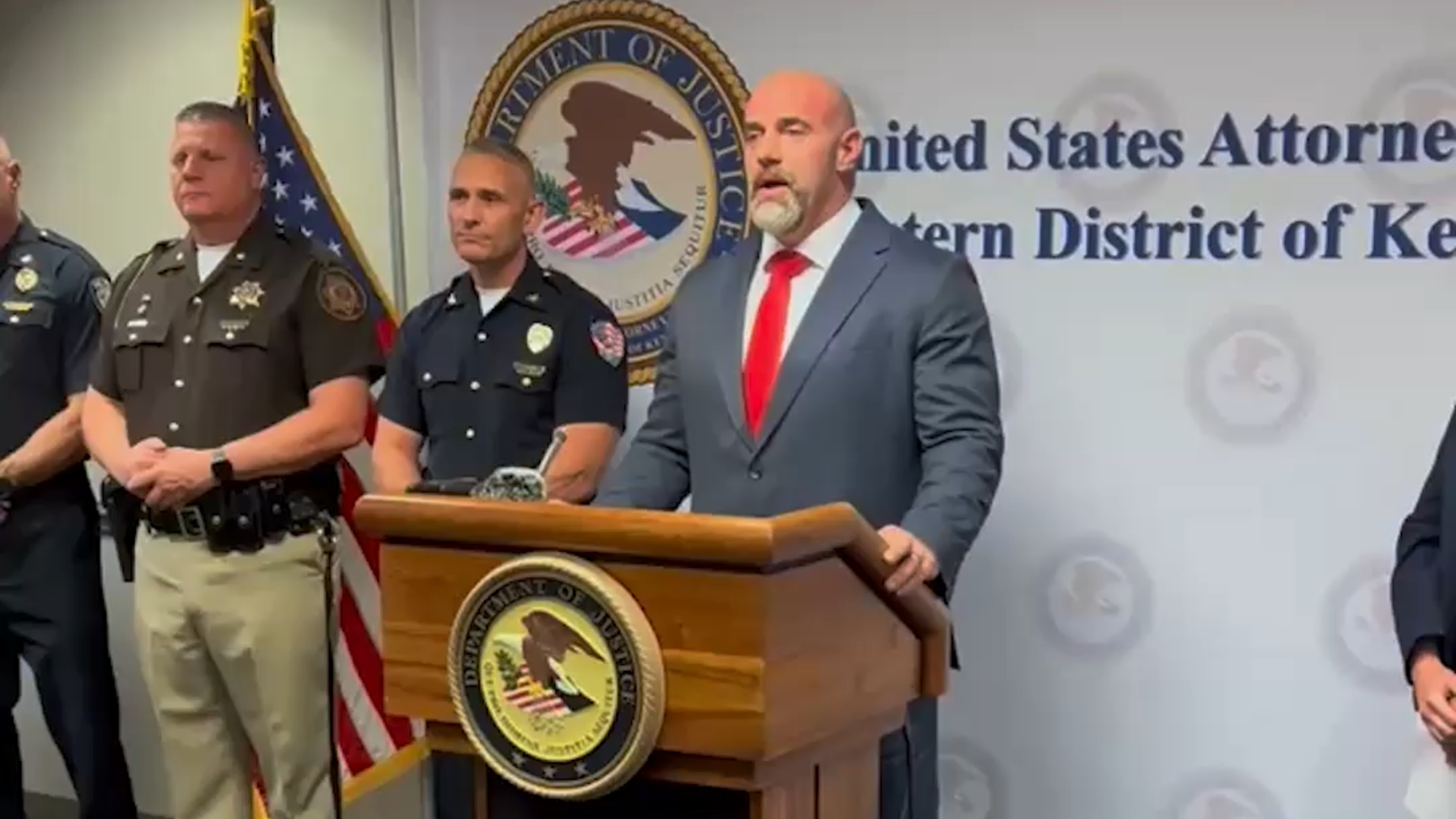 Federal officials announce charges for man who killed 2 people during bank robbery