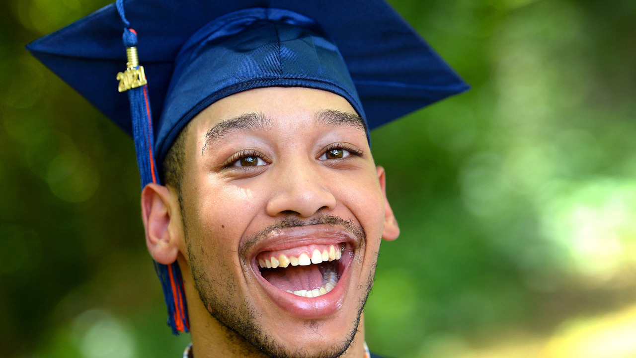 Chancellor Lee Adams celebrates another milestone by graduating from high school