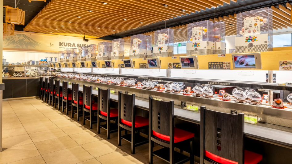 Take a spin inside Kura Sushi, a revolving sushi bar