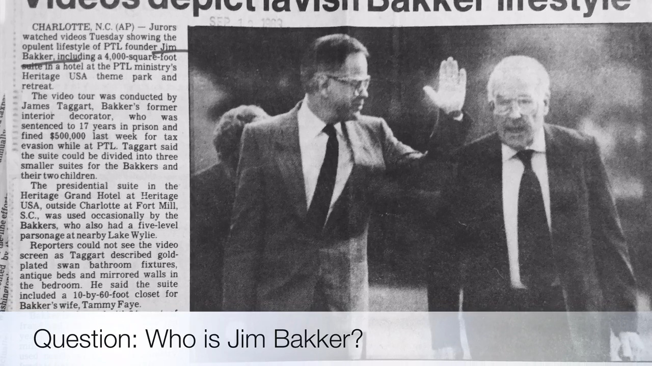 From popular televangelist to ex-con, here's the sordid history of Jim Bakker