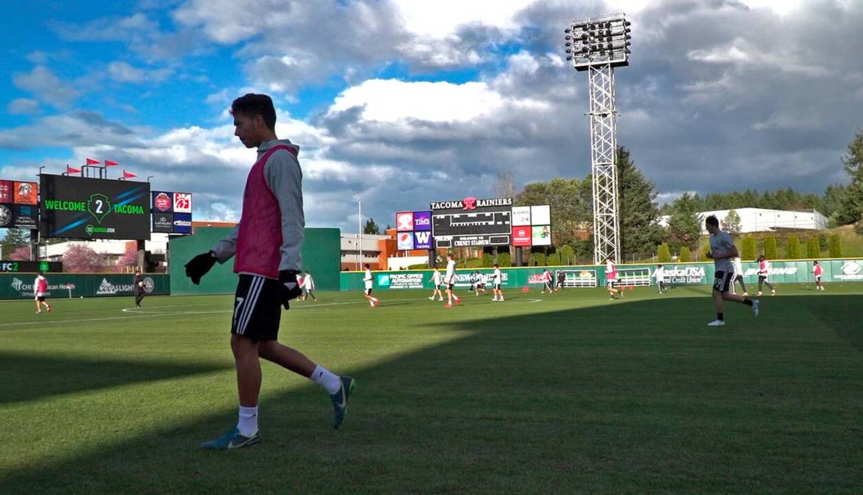 Here’s the dirt on the soccer field at Cheney Stadium