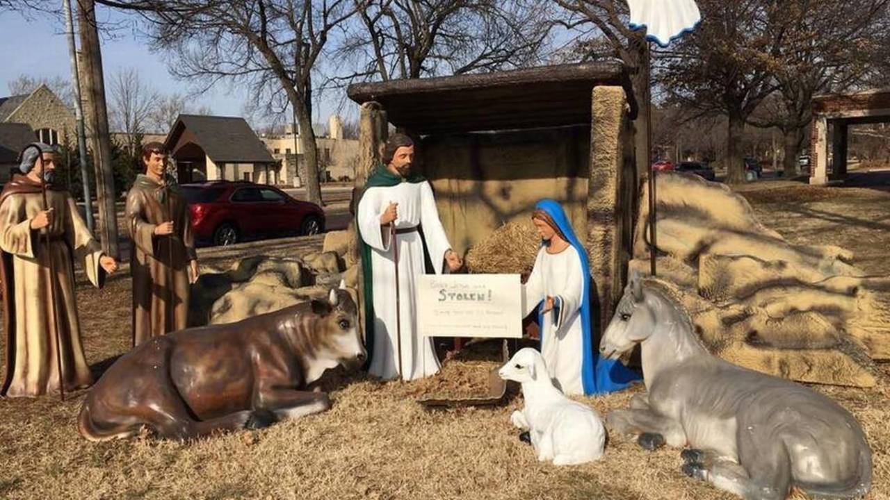 Church asks for the return of stolen baby Jesus statue