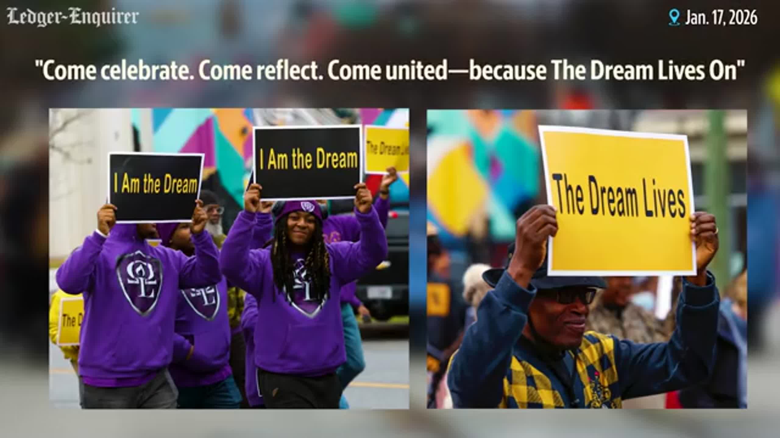 'The Dream Lives On.' Columbus hosts MLK celebration featuring unity walk, music, more