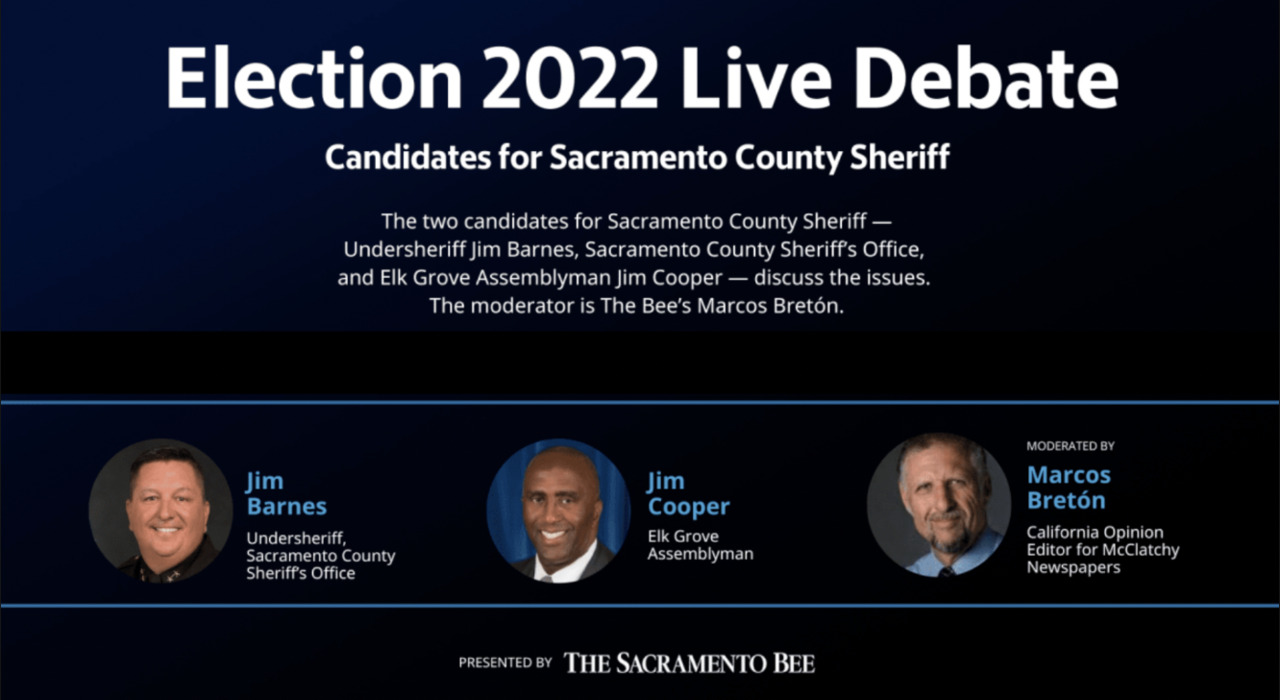 Watch: Live Election 2022 Debate: Sacramento County Sheriff candidates discuss the issues